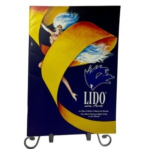 Lido de Paris Vintage French Cabaret Memorabilia Art Print Set